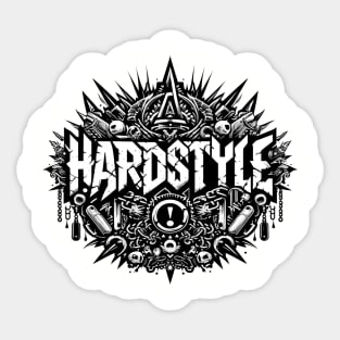 Hardstyle | Hardcore | Festival #A2 Sticker